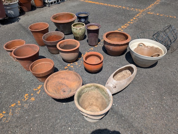 中古テラコッタの在庫状況